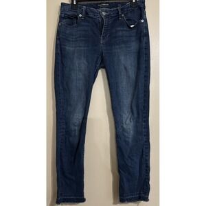 Lucky Brand Jeans Womens‎ Size 6/28 Lolita Crop Fits 30"x25.5" Blue Denim